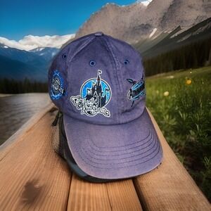 Disney Parks Magic Kingdoms Land Patches Hat‎ Adult Adventureland Tomorrowland